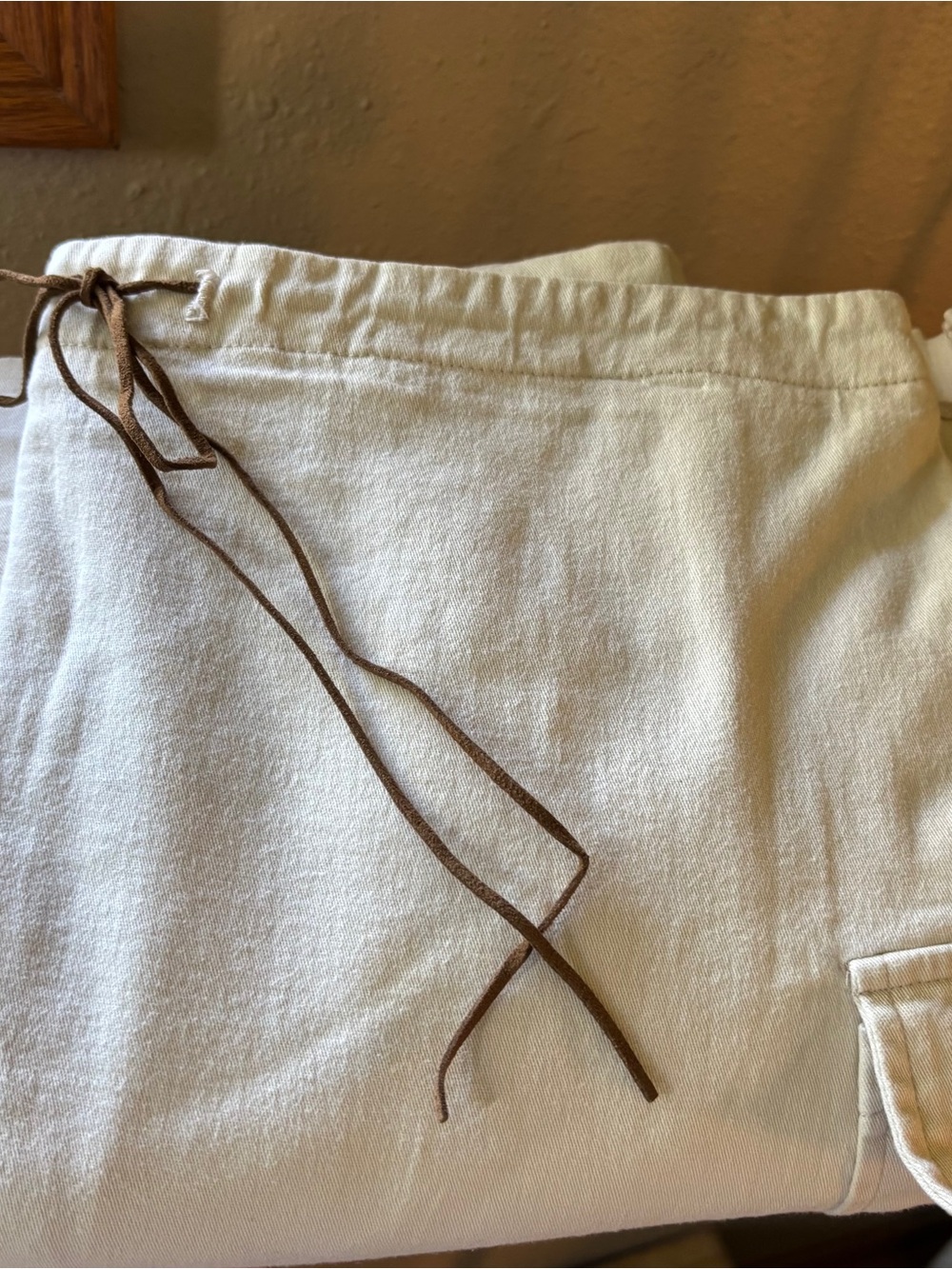EUC y2k women’s pencil midi skirt with drawstring and slits - size 11